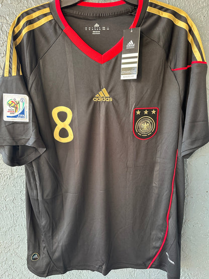 Germany Retro Jersey 2010 World Cup Away Black – Mesut Ozil #8 – Men’s