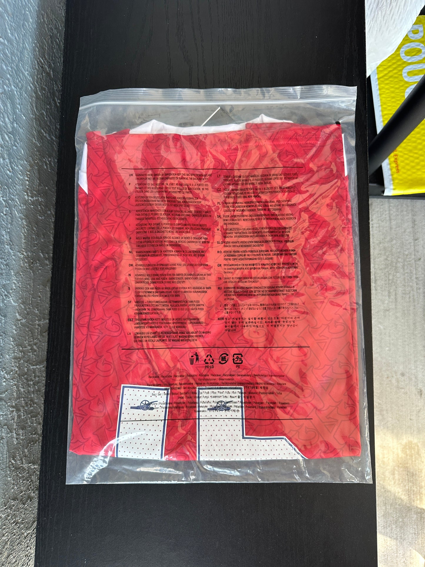 Arsenal Declan Rice 2026 Champions Final Home Red Soccer Jersey Men
