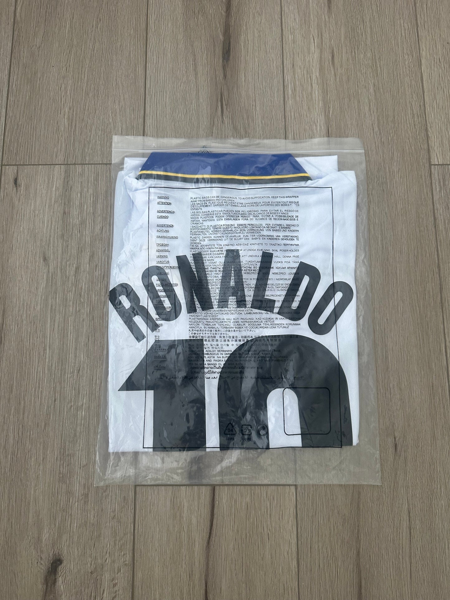 Inter Milan Ronaldo Nazario 1998 Away #10 Soccer Jersey Retro White Men size