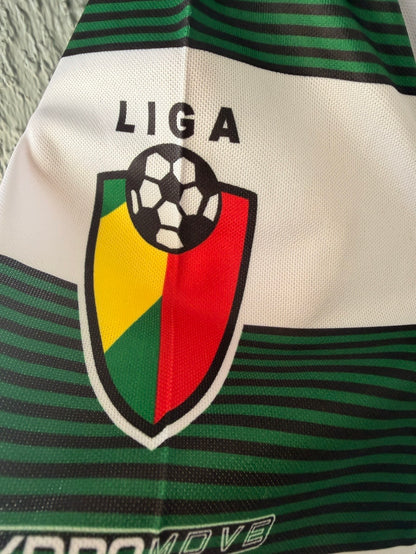 Sporting Lisbon Cristiano Ronaldo #28 2002/03 Home Green White Retro Soccer Jersey Men