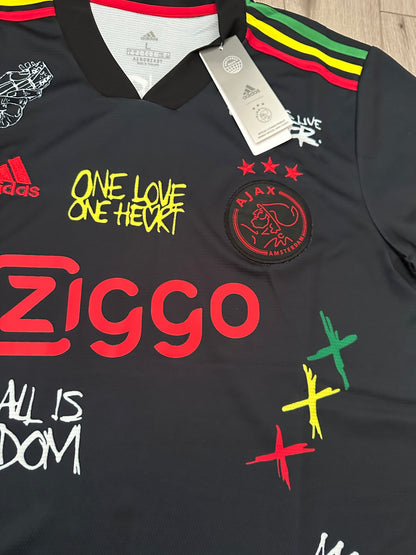Ajax Bob Marley Special Edition Black Soccer Jersey Men
