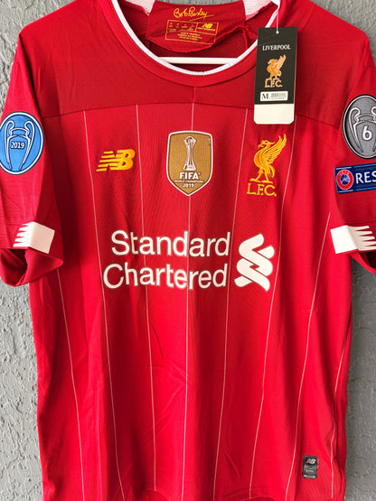 Liverpool Soccer Jersey 2019 Home Red – Mohamed Salah – Men’s