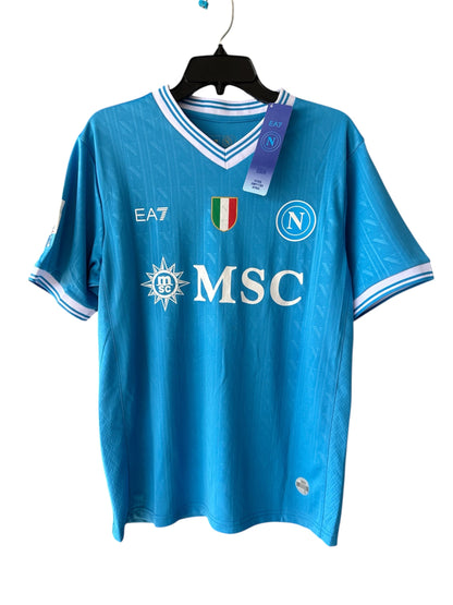Napoli McTominay #8 2025/26 Home Blue Soccer Jersey Men