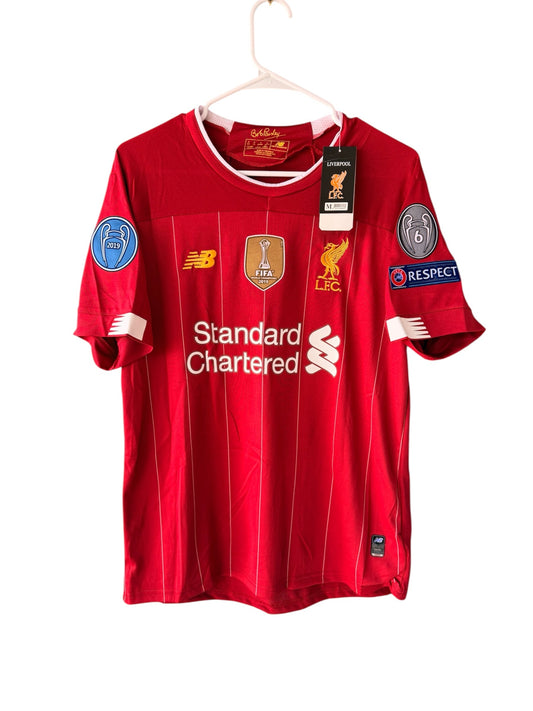 Liverpool Soccer Jersey 2019 Home Red – Mohamed Salah – Men’s