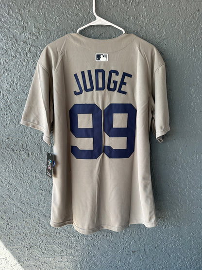 New York Yankees Aaron Judge #99 Gray Baseball Jersey Men’s Size Fan Version
