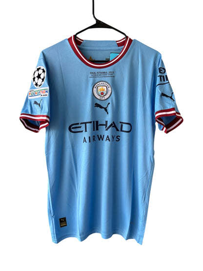 Manchester City Rodrigo Soccer Jersey Final 2023