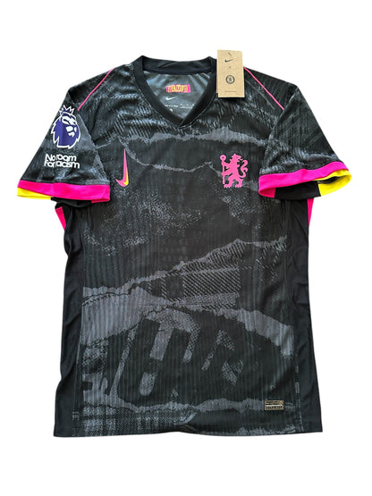 Chelsea Cole Palmer 2024/25 Soccer Jersey Black Men size Player Version