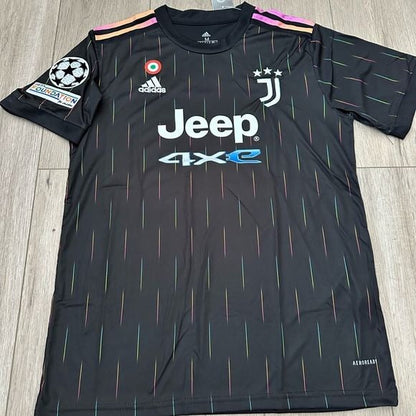 Juventus Dybala #21 2021/22 Black Away Soccer Jersey Men