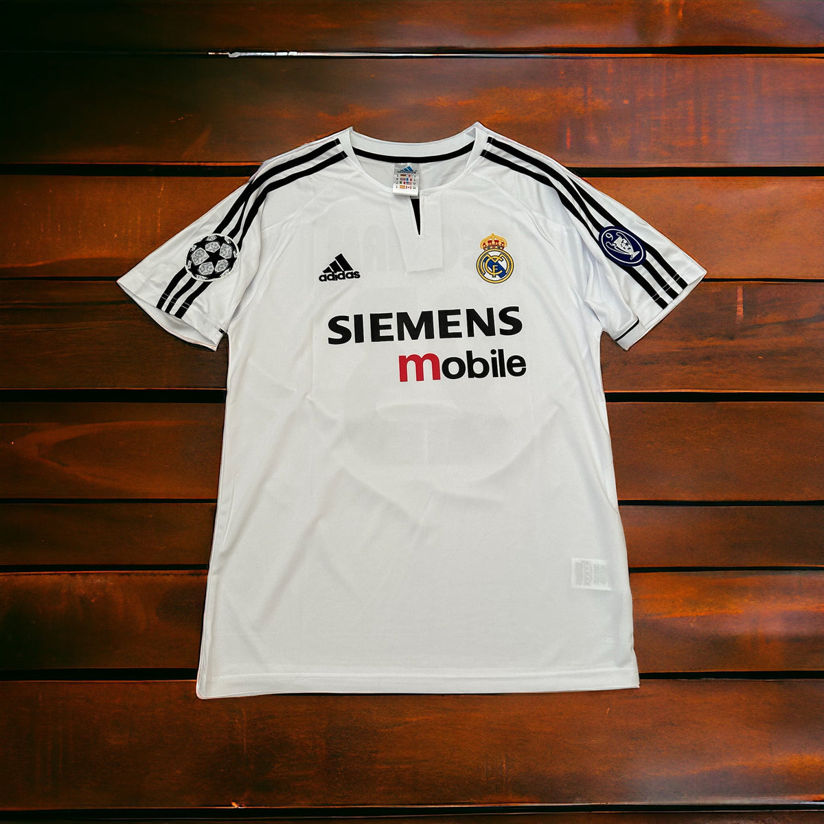 Real Madrid David Beckham #23 2003/04 Home White Retro Soccer Jersey Men Size S Deal