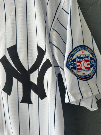 New York Yankees Derek Jeter #2 White Player Version Baseball Jersey Men