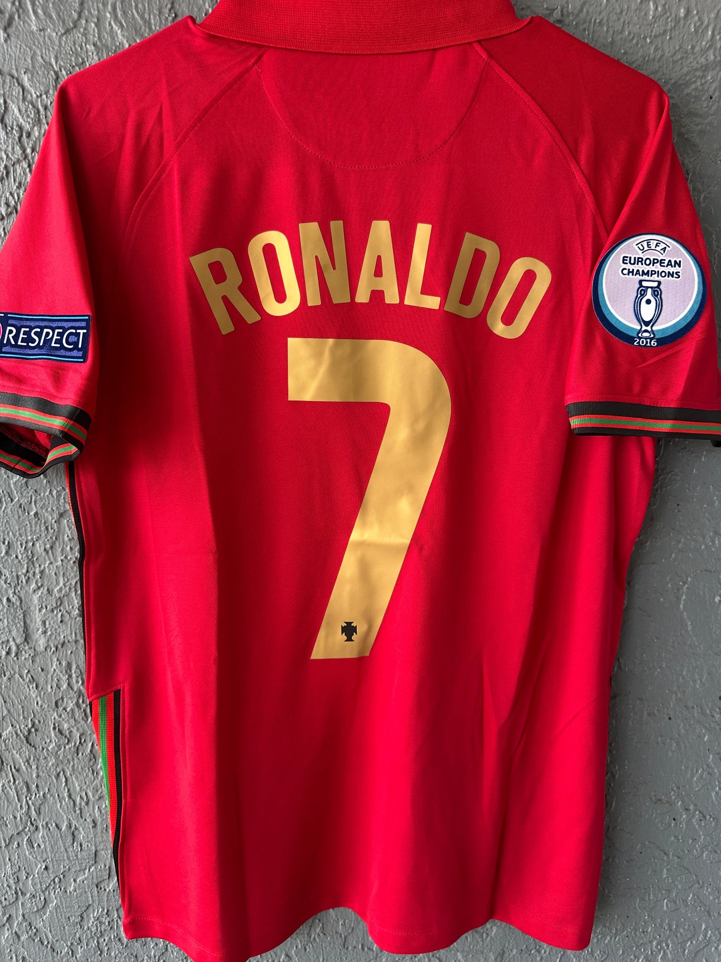 Portugal Cristiano Ronaldo #7 2020 Home Soccer Jersey Men Size