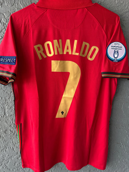 Portugal Cristiano Ronaldo #7 2020 Home Soccer Jersey Men Size