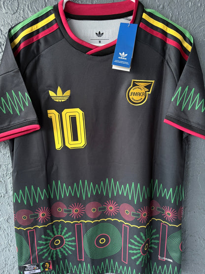 Jamaica Bob Marley 2026 Special Edition Black Soccer Jersey Men