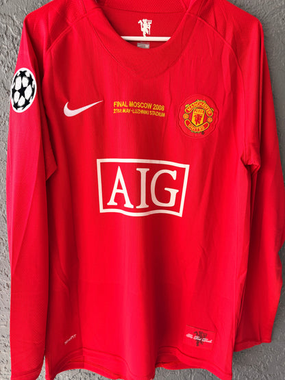 Manchester United 2008 UCL Final Retro Soccer Jersey – Cristiano Ronaldo #7 – Home Red – Men