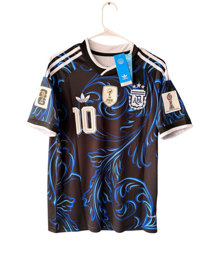 Argentina Messi #10 2026 Away Blue Soccer Jersey Men Size