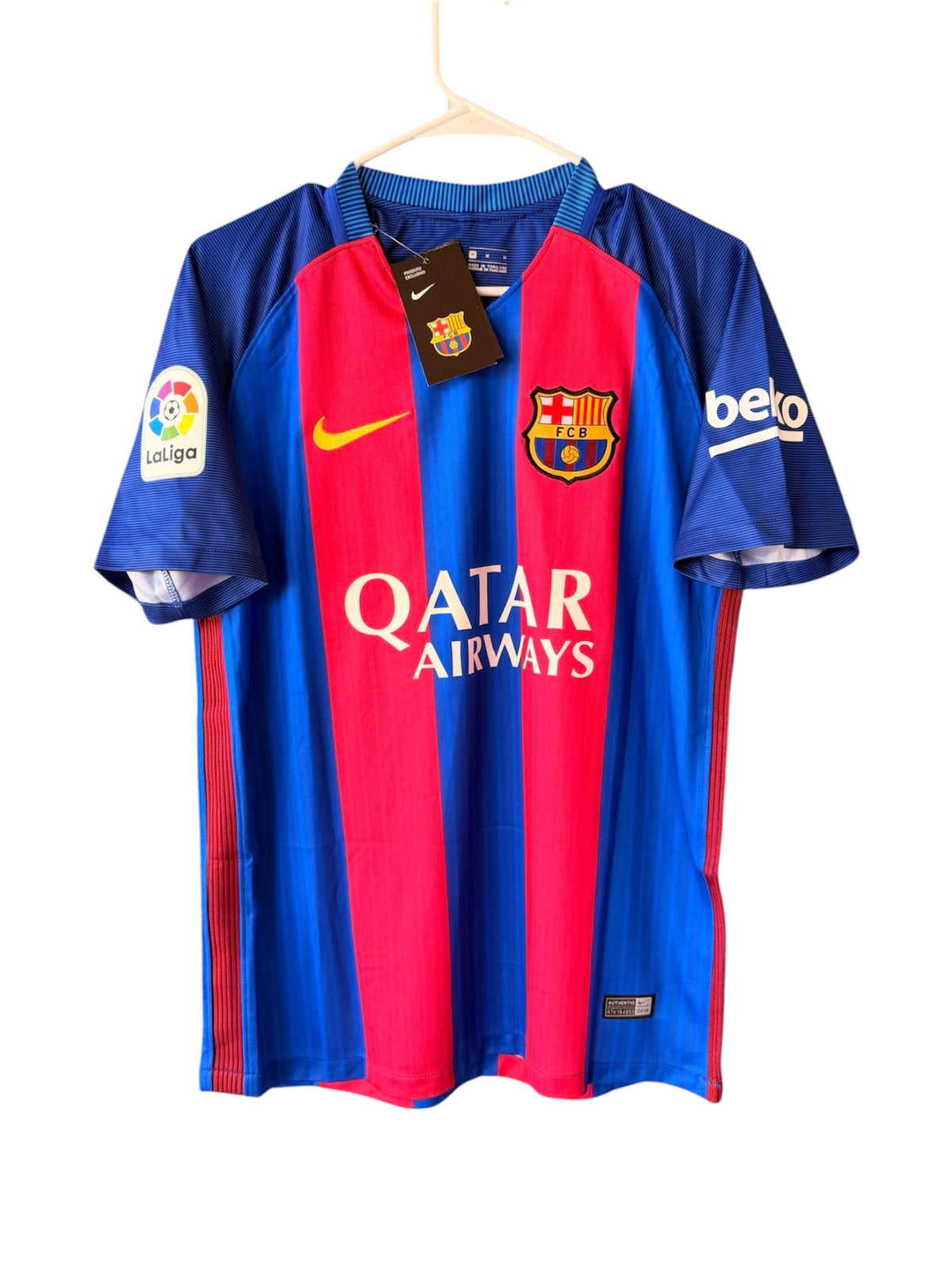 Barcelona Lionel Messi #10 2016/17 Home Soccer Jersey Men Size