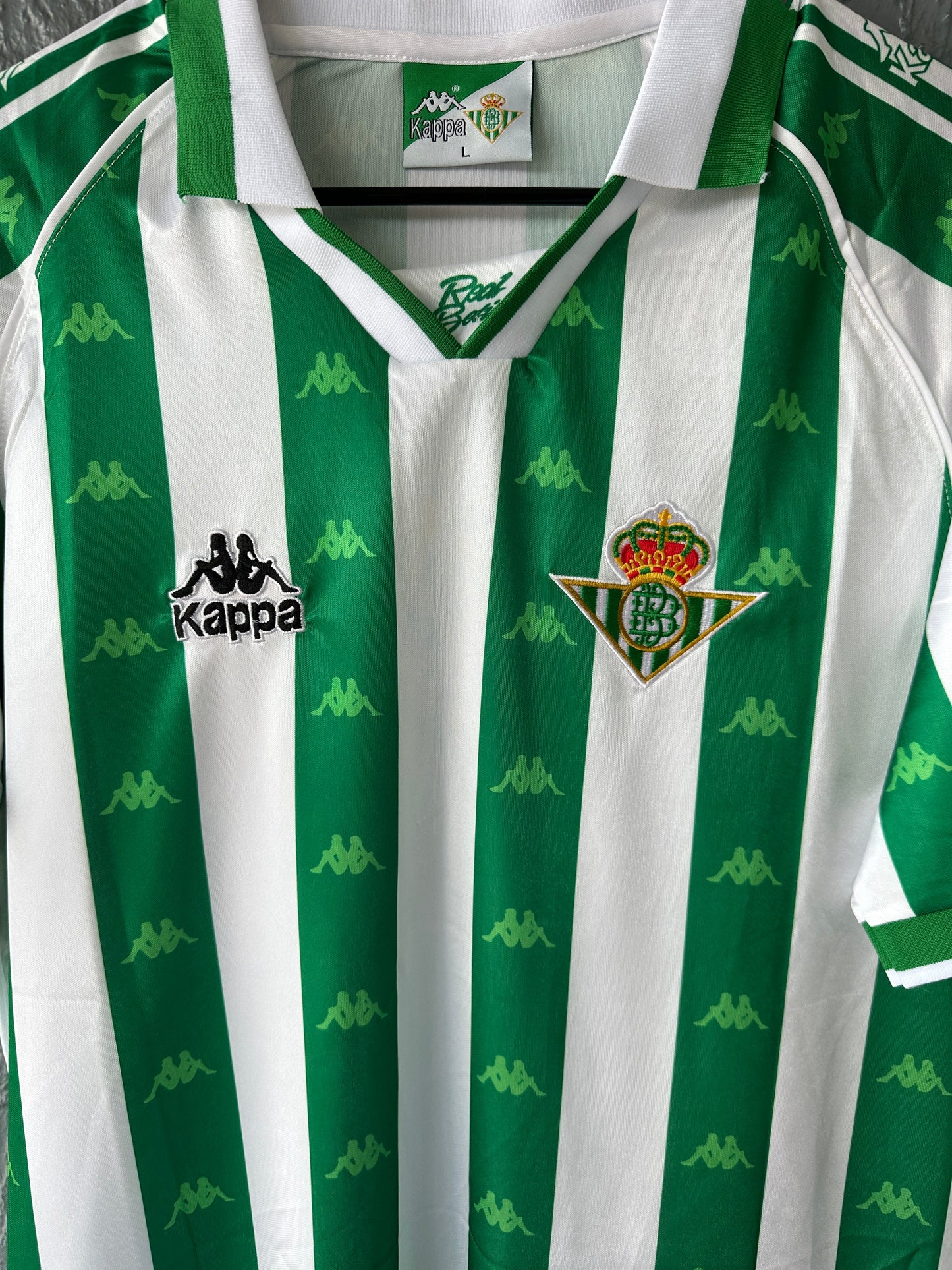Real Betis Joaquin #27 Retro Soccer Jersey Home Green 95/97 Men size Shirt