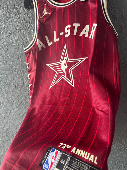 LeBron James #23 Red All-Star Game Basketball Jersey Men