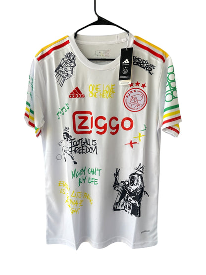Bob Marley Special Edition White Soccer Style Jersey Men 2025