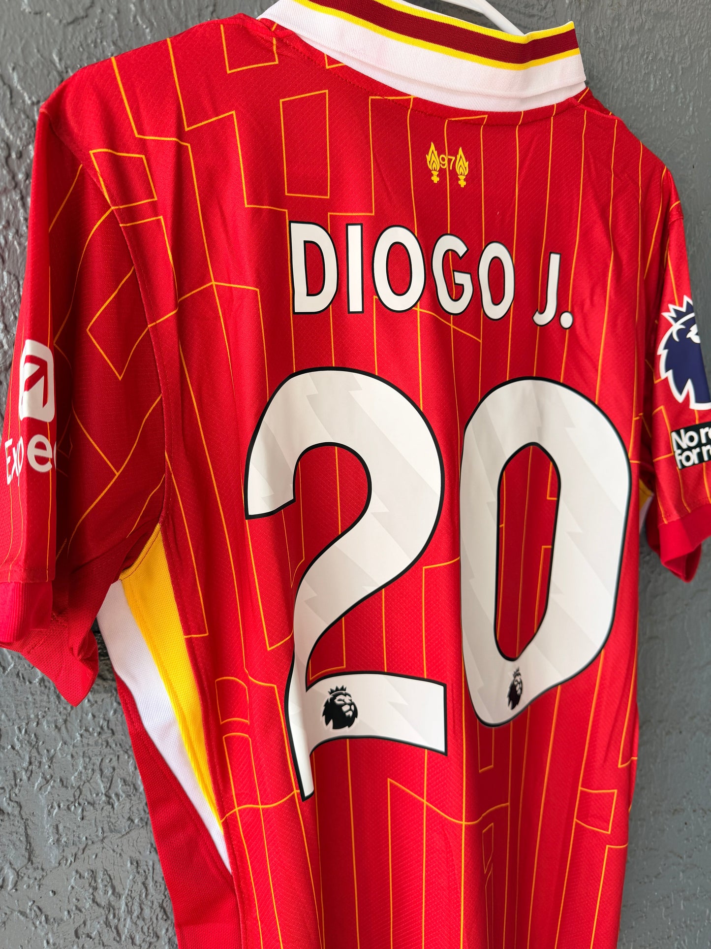 Liverpool 2024/25 Home Soccer Jersey – Diogo Jota #20 – Red – Men’s