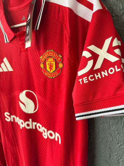 Manchester United Mbeumo #17 2026/27 Home Red Soccer Jersey Player Version Men Size