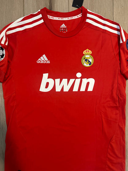Real Madrid 2011/12 Away UCL Retro Soccer Jersey – Cristiano Ronaldo #7 – Red – Men