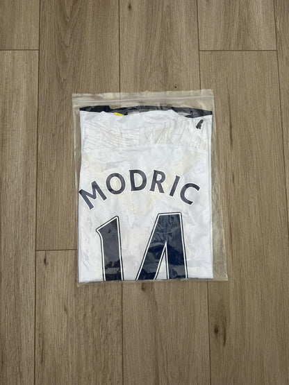 Tottenham 2009/10 Home Retro Soccer Jersey – Luka Modric #14 – White – Men’s