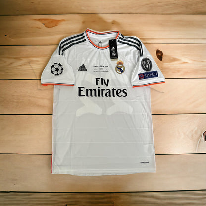Real Madrid Angel Di Maria #11 2013/14 Home Retro Soccer Jersey Men