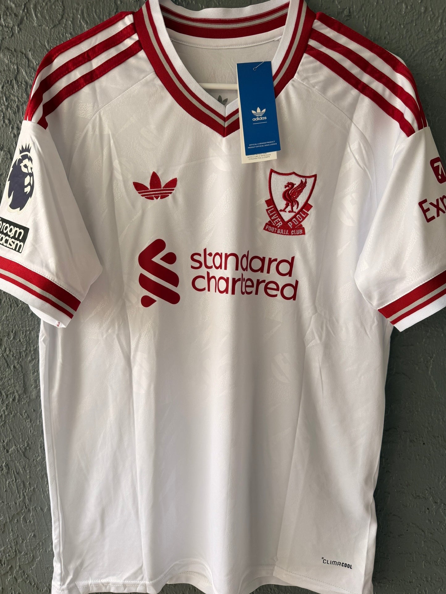 Liverpool Szoboszlai #8 2026/27 Away White Soccer Jersey Fan Version Men Size