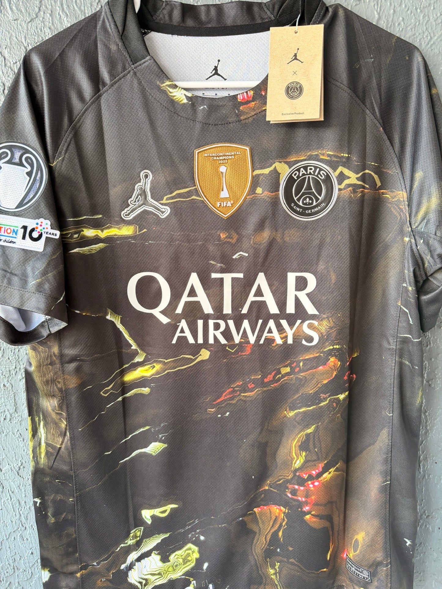 PSG Vitinha #17 2025/26 Special Edition Black Soccer Jersey Men Size