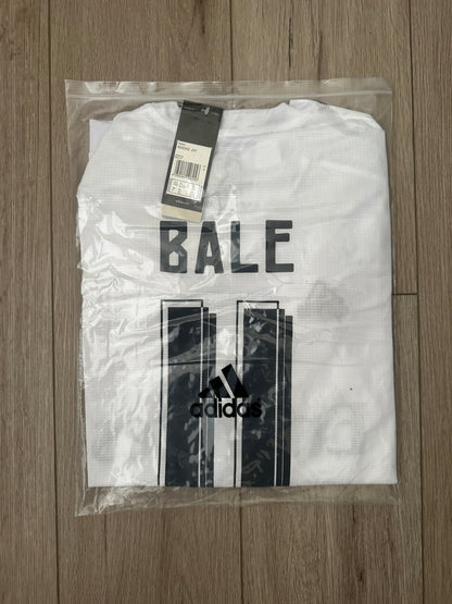 Real Madrid Gareth Bale #11 2016 Final Home Retro Soccer Jersey Long Sleeves Men