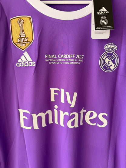 Real Madrid 2017 UCL Final Retro Soccer Jersey – Cristiano Ronaldo #7 – Purple – Men’s