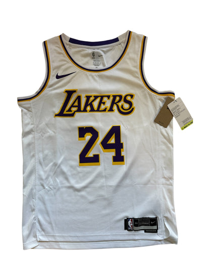Los Angeles Kobe Bryant #24 White Basketball Jersey Men Size