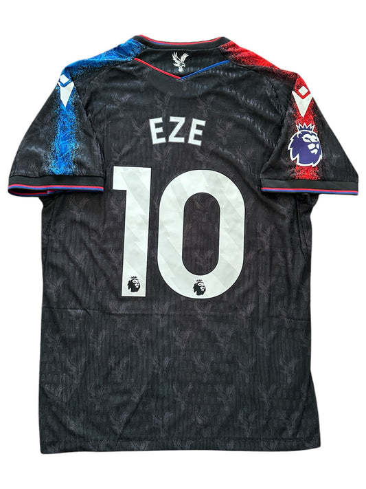 Crystal Palace Eze #10 24/25 Away Black Soccer Jersey Men Size