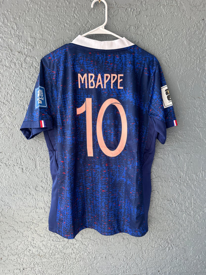 France Kylian Mbappe #10 2026 Blue Soccer Jersey Men