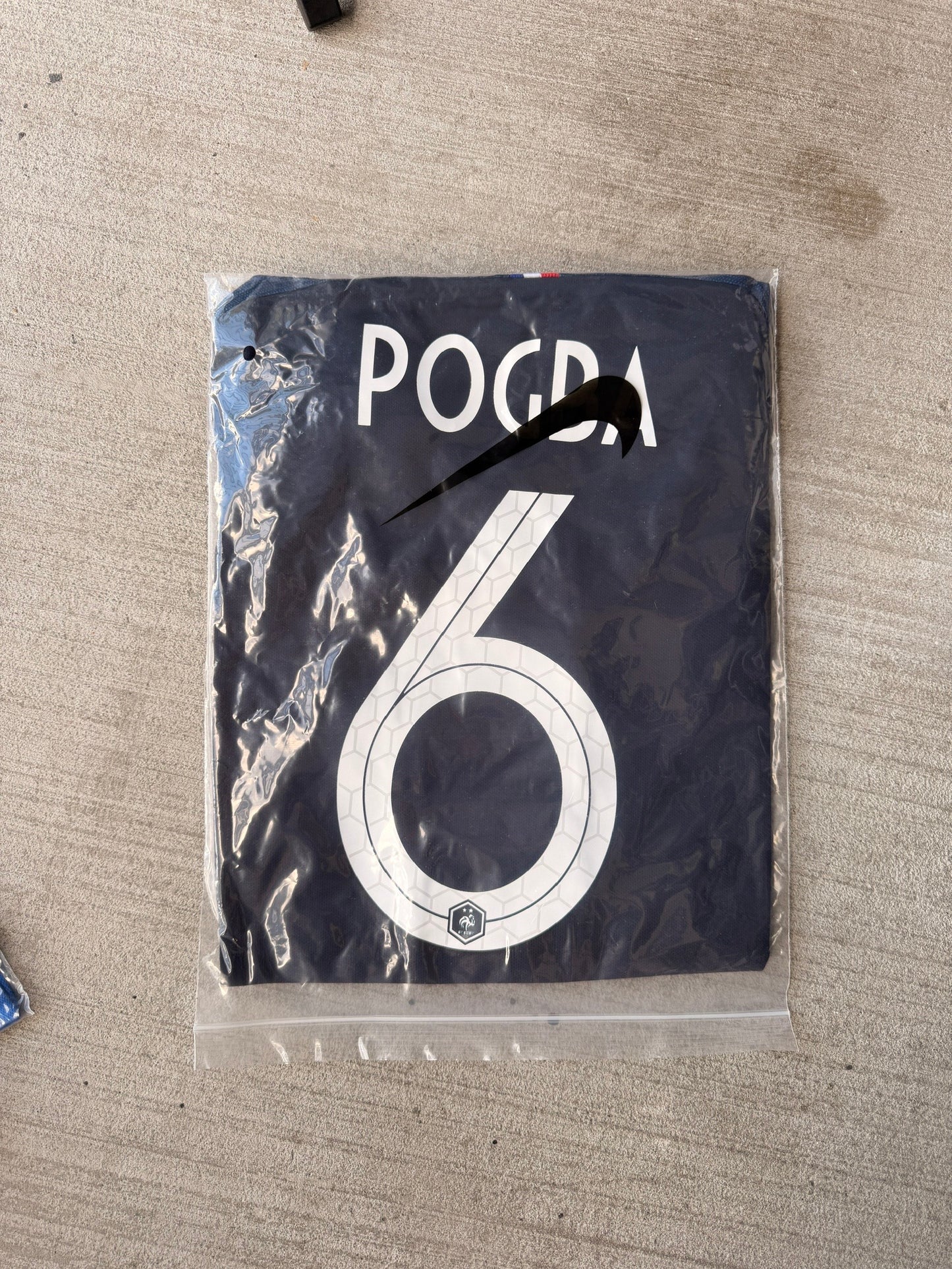 France Pogba #6 2018 Final Blue Retro Soccer Jersey Men
