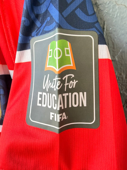 Norway Erling Haaland #9 2026 World Cup Home Red Soccer Jersey Men