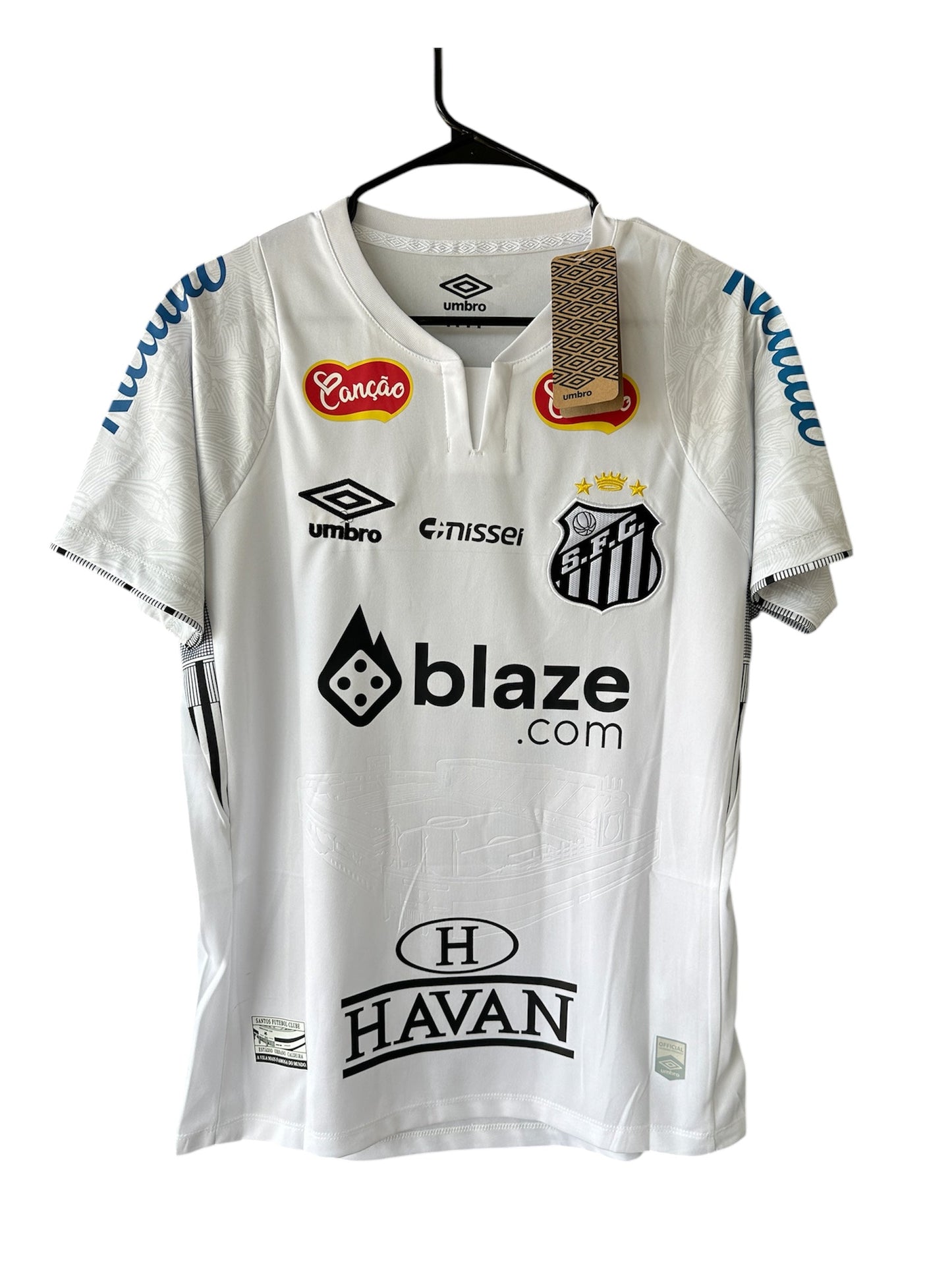 Santos Neymar Jr #11 2024/25 Home White Soccer Jersey Men