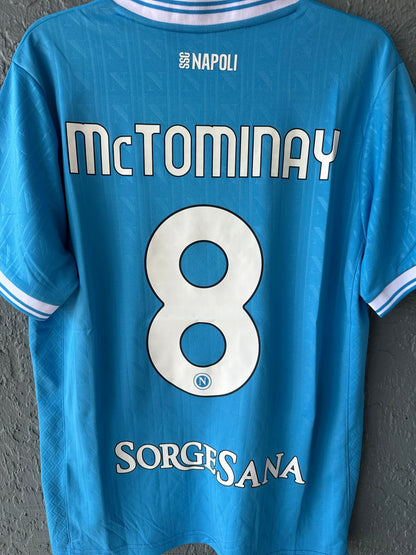 Napoli McTominay #8 2025/26 Home Blue Soccer Jersey Men