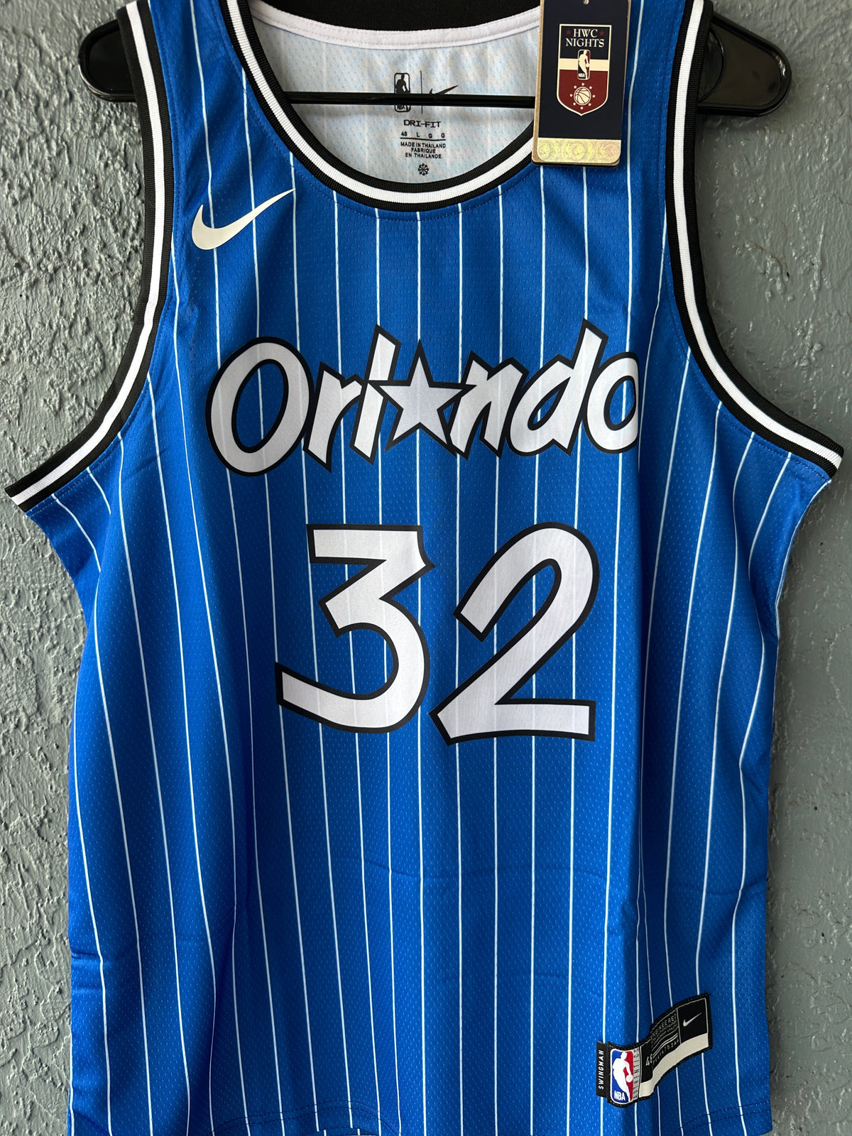 Orlando Shaquille O’Neal #32 Blue Retro Basketball Jersey Men Size