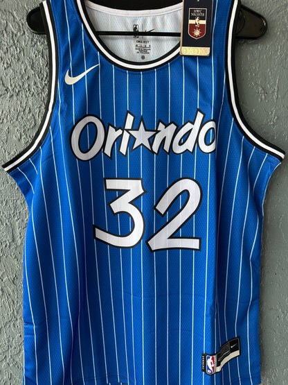 Orlando Shaquille O’Neal #32 Blue Retro Basketball Jersey Men Size