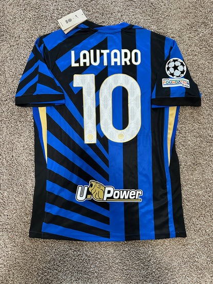 Lautaro Martinez Soccer Jersey Inter Milan Home Blue 2024/25  #10 Shirt men