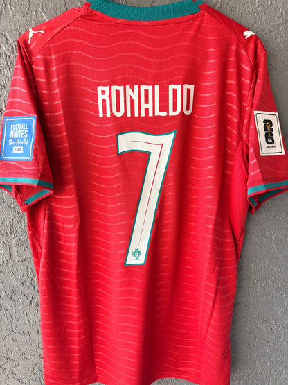 Portugal Cristiano Ronaldo #7 2026 Home Red Soccer Jersey Men
