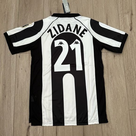 Juventus 1997/98 Home Retro Soccer Jersey – Zinedine Zidane #21