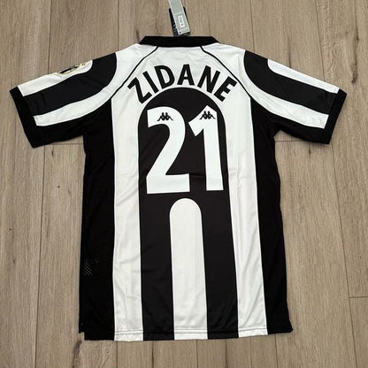 Juventus 1997/98 Home Retro Soccer Jersey – Zinedine Zidane #21