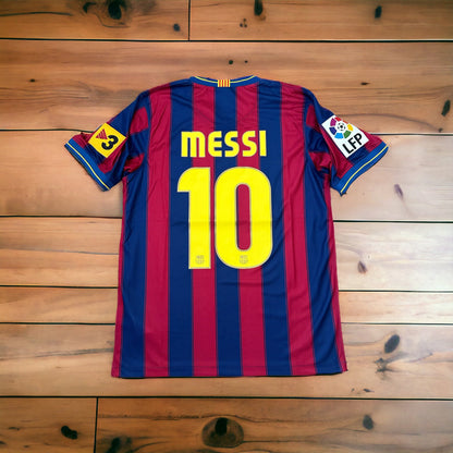 Barcelona Retro Jersey 2009/2010 Home Liga UCL – Messi – Men’s