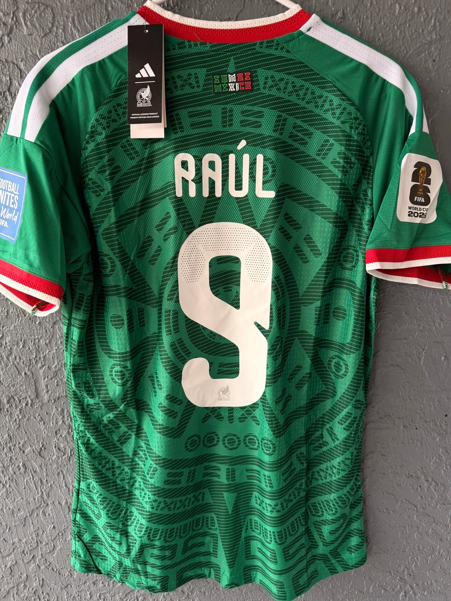 Mexico Raul Jimenez #9 2026 Home Green Player Version Soccer Jersey Men