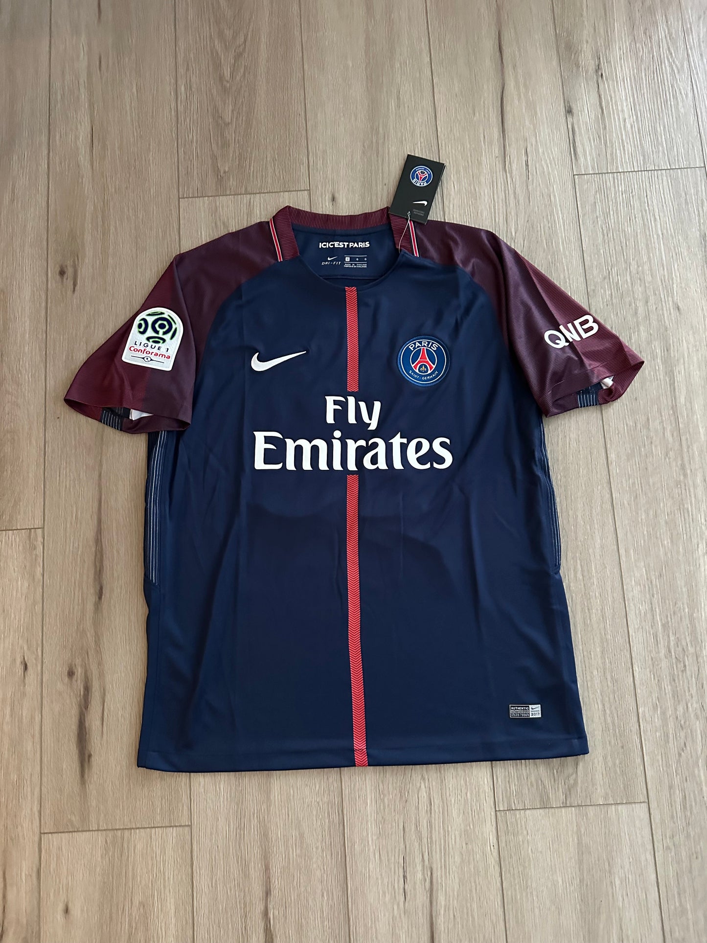 PSG 2017/18 Home Retro Soccer Jersey – Neymar Jr #10 – Blue – Men’s