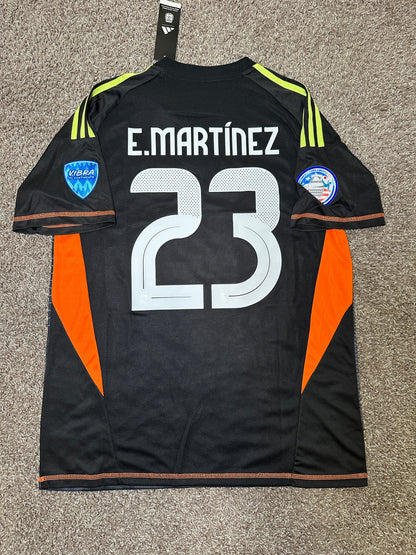 Argentina 2024 Dibu Martinez #23 Jersey Final America Cup Green Men size