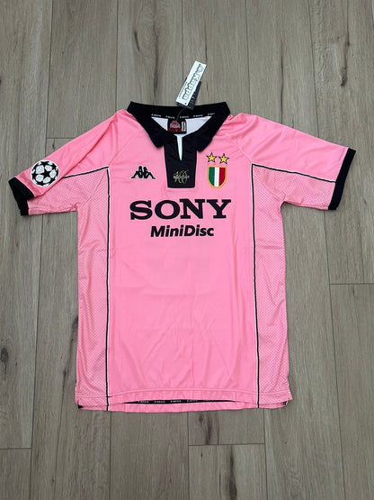 Juventus Alessandro Del Piero #10 1997/98 Home Pink Retro Soccer Jersey Men